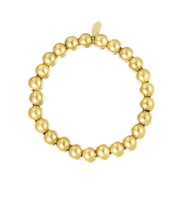 Bubbel armband goud