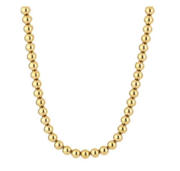 Bubbel ketting goud