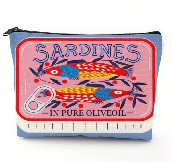 Sardientjes toilettas blauw