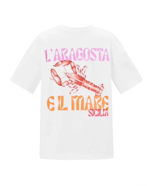 Kreeft t shirt wit