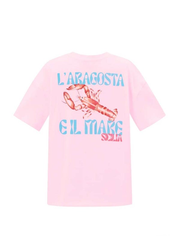 Pink kreeft t shirt