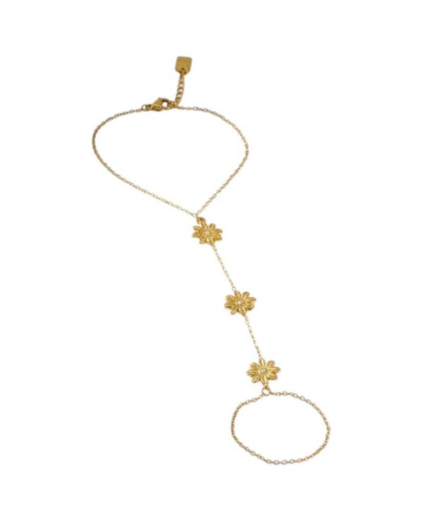 Flower hand chain