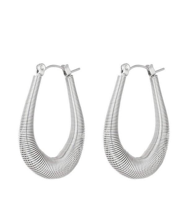 Zilver small hoops