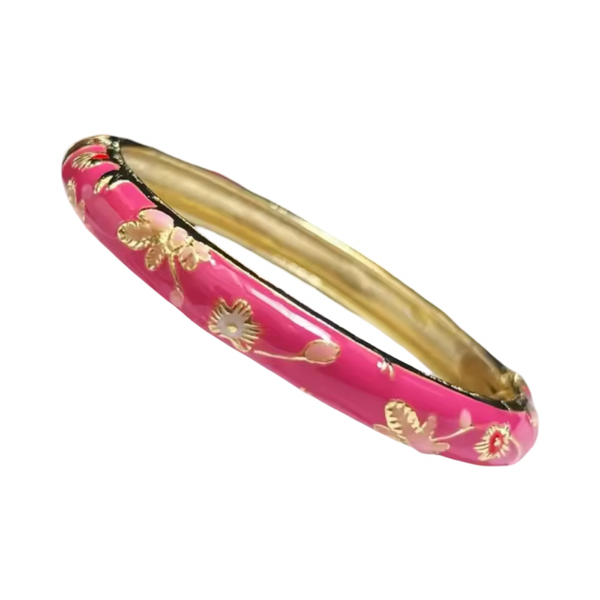 Vintage bangle roze