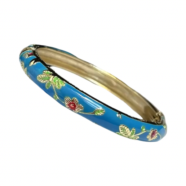 Vintage bangle blauw