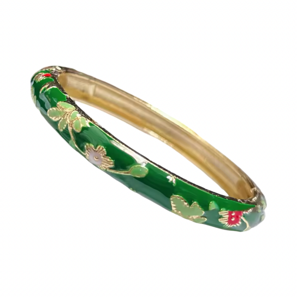 Vintage bangle groen