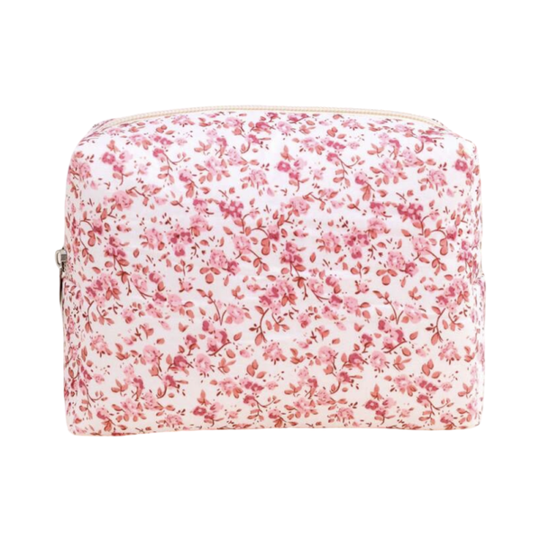 Pink flower toilettas