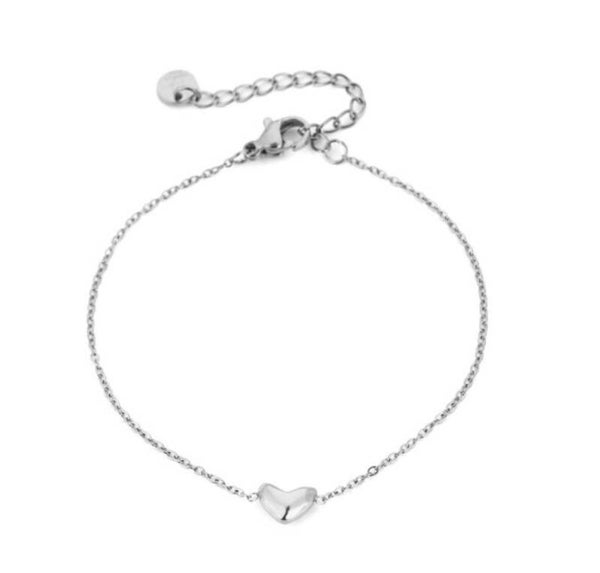 Mini lovely armband zilver