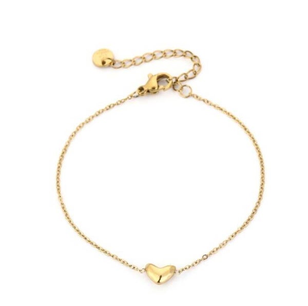 Mini lovely armband goud