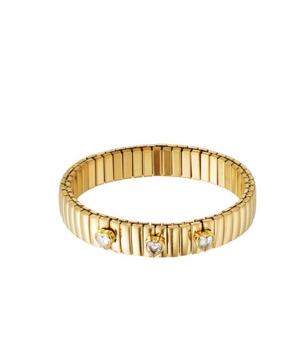 Tripple love bangle goud