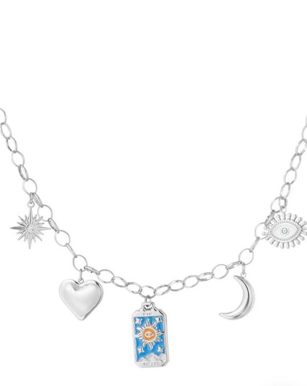 Dreamchaser charm ketting zilver