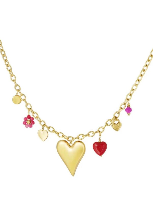 Charm & chill ketting goud