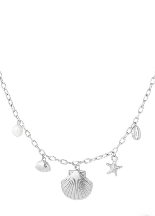 Sea charm ketting zilver