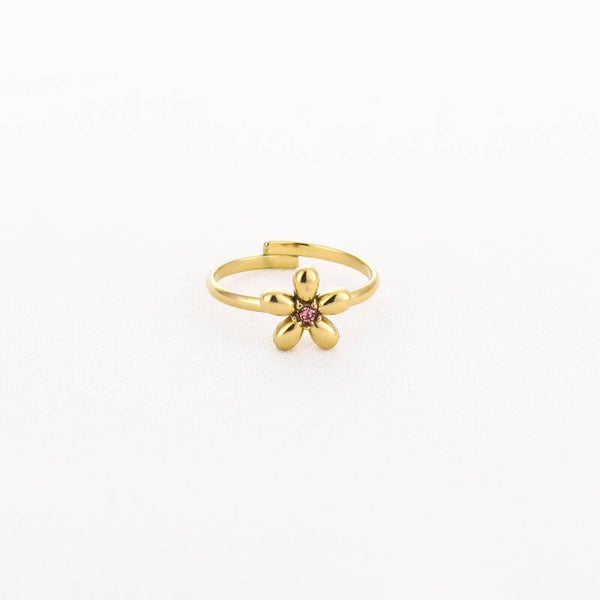 Bloem diamant ring