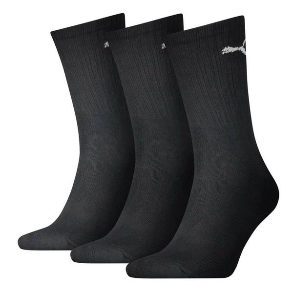 Sport Sock Badstofzool Zwart (3 paar, 7312)