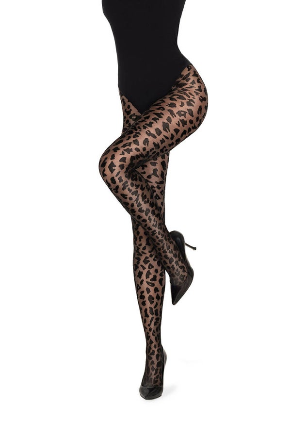 Marcmarcs Panty Leopard Black/Black (87393)