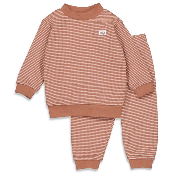 Feetje Wafel Pyjama Hazelnoot (305.533)