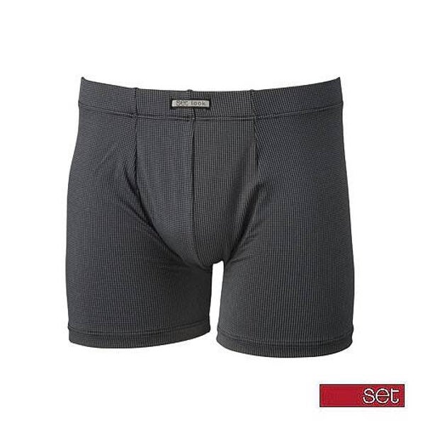 Set Boxer Ruitje Zwart/Grijs (18542)