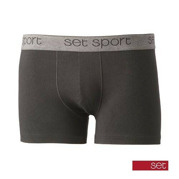 Set Boxer Zwart Met Grijze Band (18452-990)