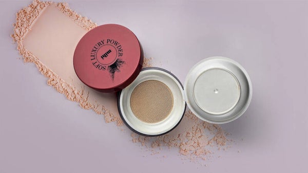 Zachte luxe poeder "perzik" - 5.5gr