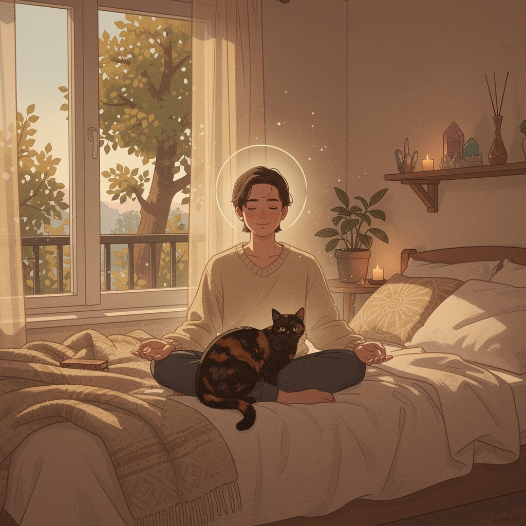 meditation cats