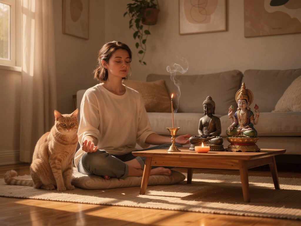 cat love meditation 