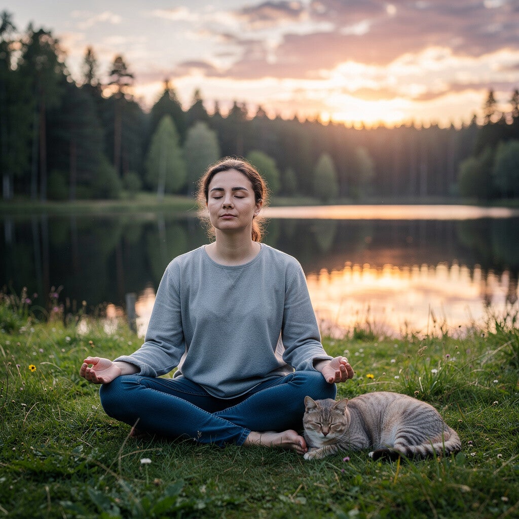woman meditation