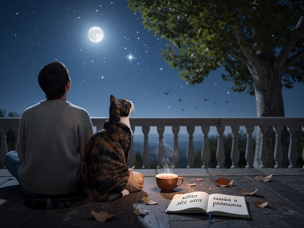 the sky, her gaze towards the goddess