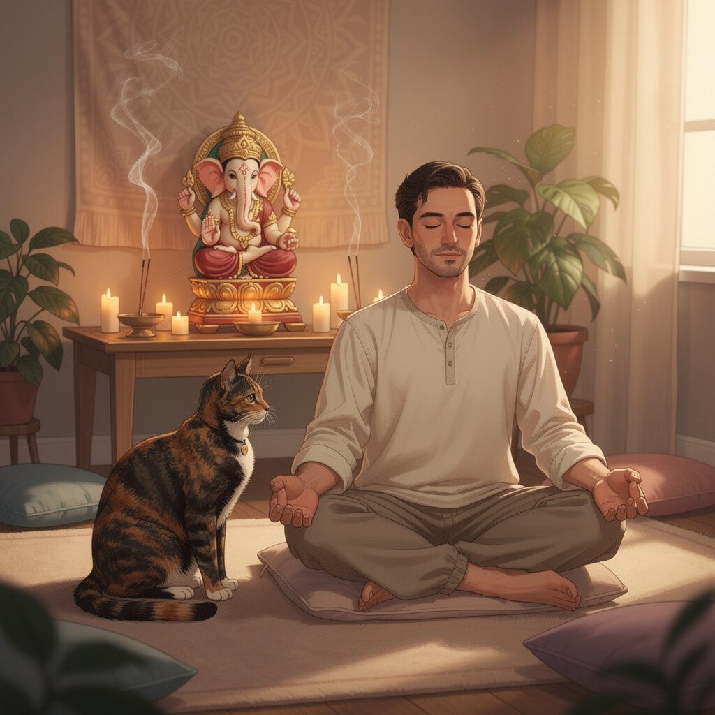 ganesh meditation mantra cat's love