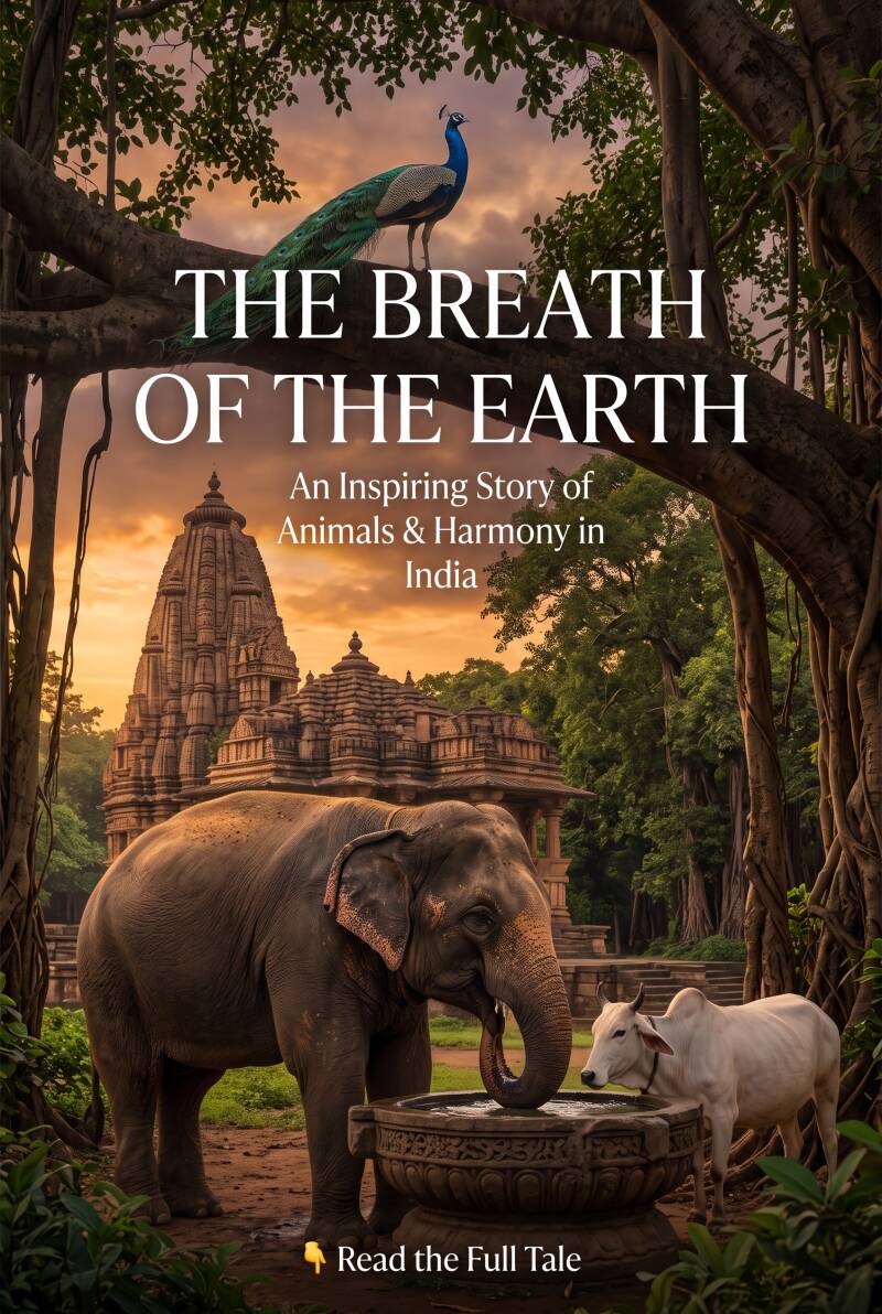 HE BREATH OF THE EARTH > An Inspiring Story of Animals & Harmony in India > 👇 Read the Full Tale