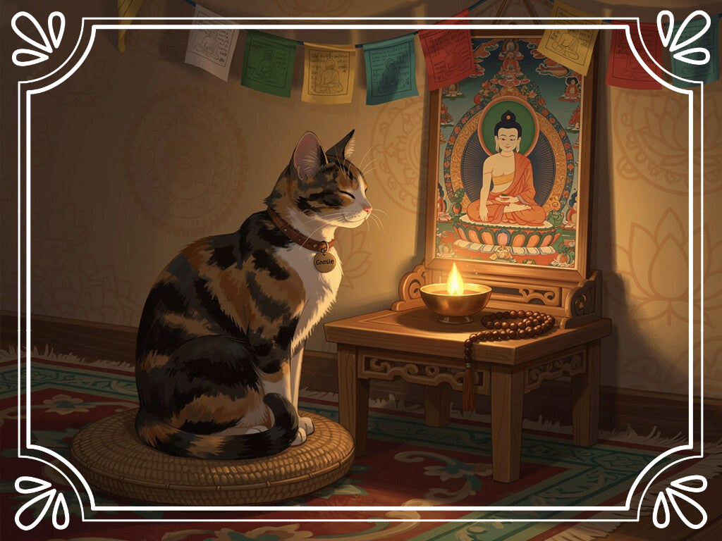 cats meditation love spirtual