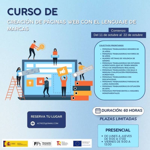 CREACIÓN DE PÁGINAS WEB CON EL LENGUAJE DE MARCAS