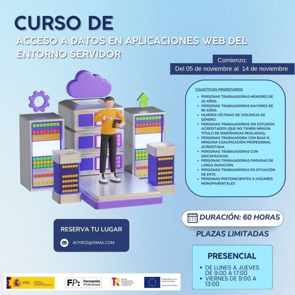 ACCESO A DATOS EN APLICACIONES WEB DEL  ENTORNO SERVIDOR