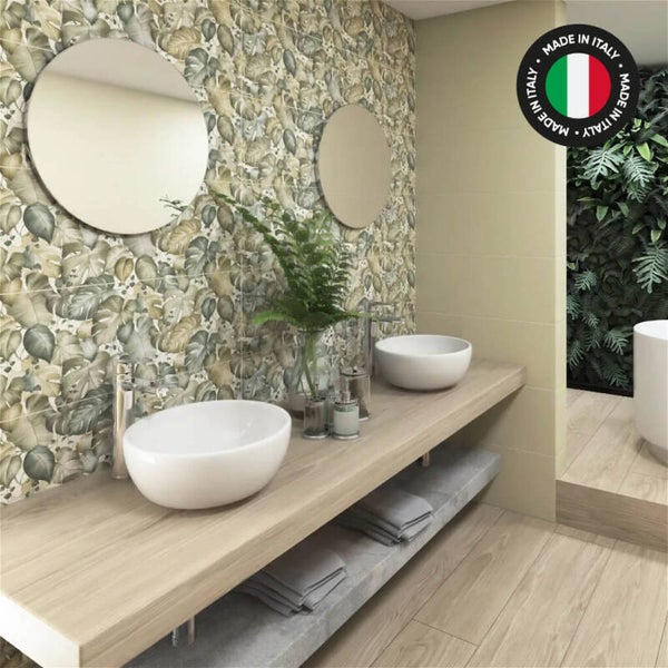 RACCONTO DECORO FOGLIE 30X90 MARAZZI
