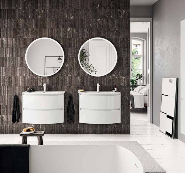 WAY ROUND CM 85 BERLONI BAGNO BIANCO OPACO