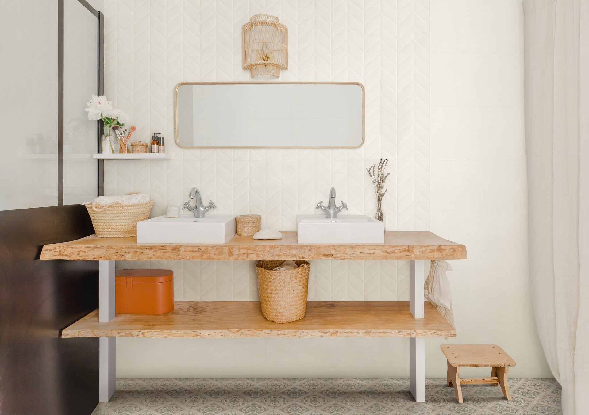 FLORA DECORO 3D SPIKE BIANCO MARAZZI