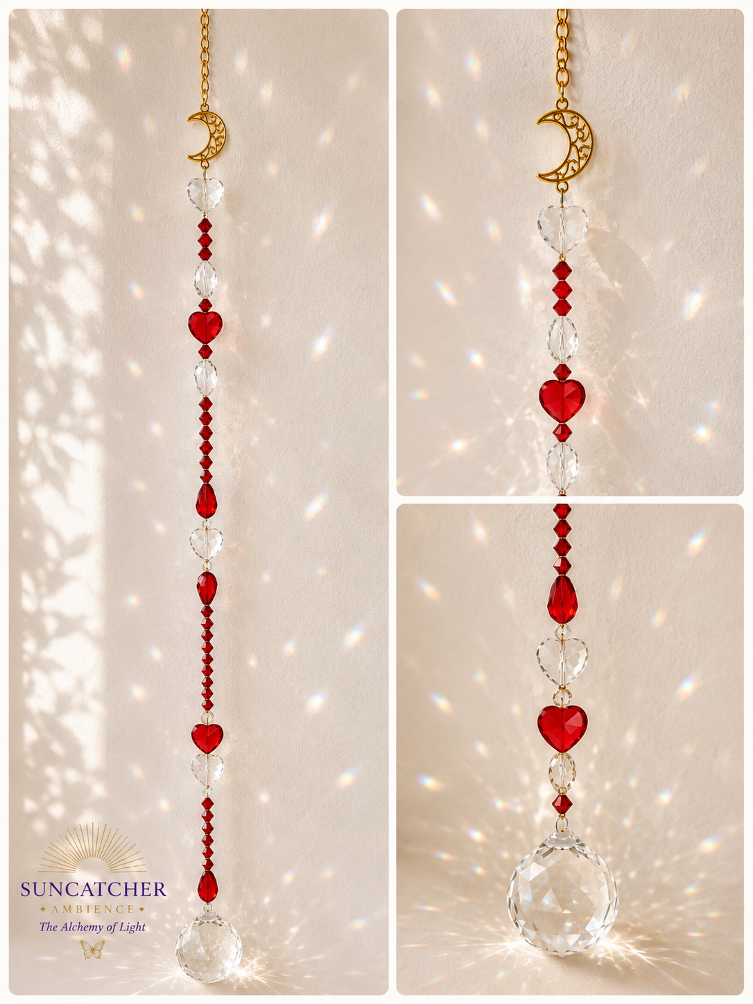 SunCatcher | Signature Moon Collection | Red And Clear