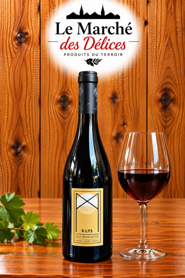 K-LYS 2020 — Clos Troteligotte Cahors AOC • 100 % Malbec • Vin rouge biodynamique