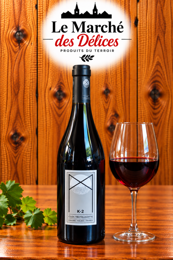 K-2 2019 — Clos Troteligotte Cahors AOC • 100 % Malbec • Vin rouge biodynamique