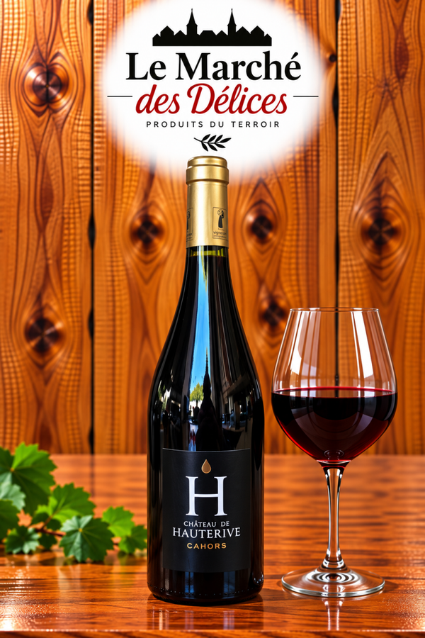 H rouge 2022 – Cahors AOP Château de Hauterive – Famille Filhol