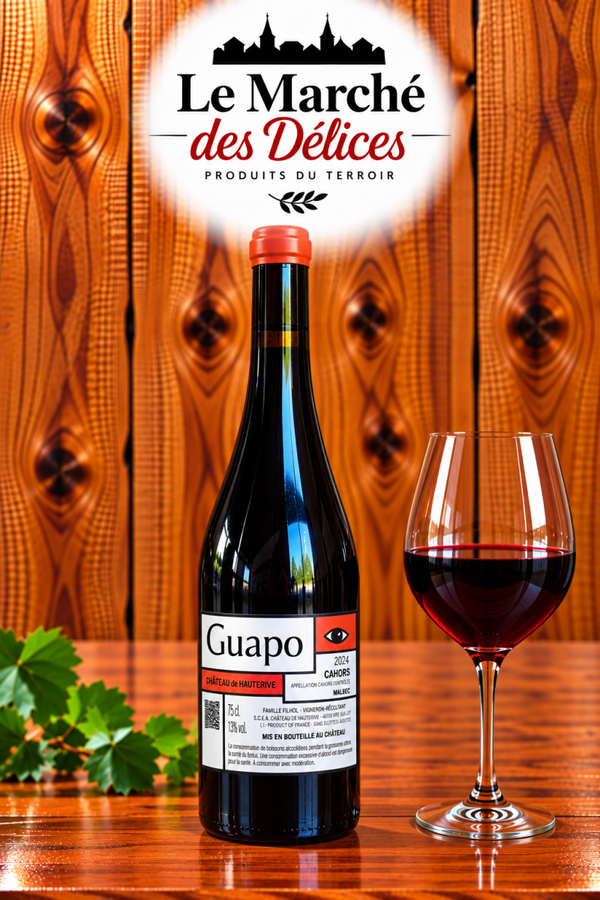 GUAPO — Cahors AOP Château de Hauterive — 100 % Malbec