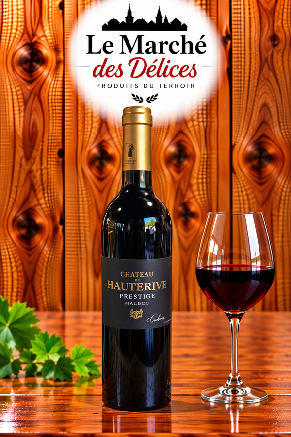 Prestige 2022 Cahors AOP — 100 % Malbec — Famille Filhol Château de Hauterive –