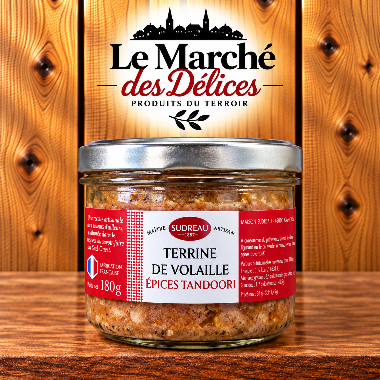 Terrine de volaille épices tandoori