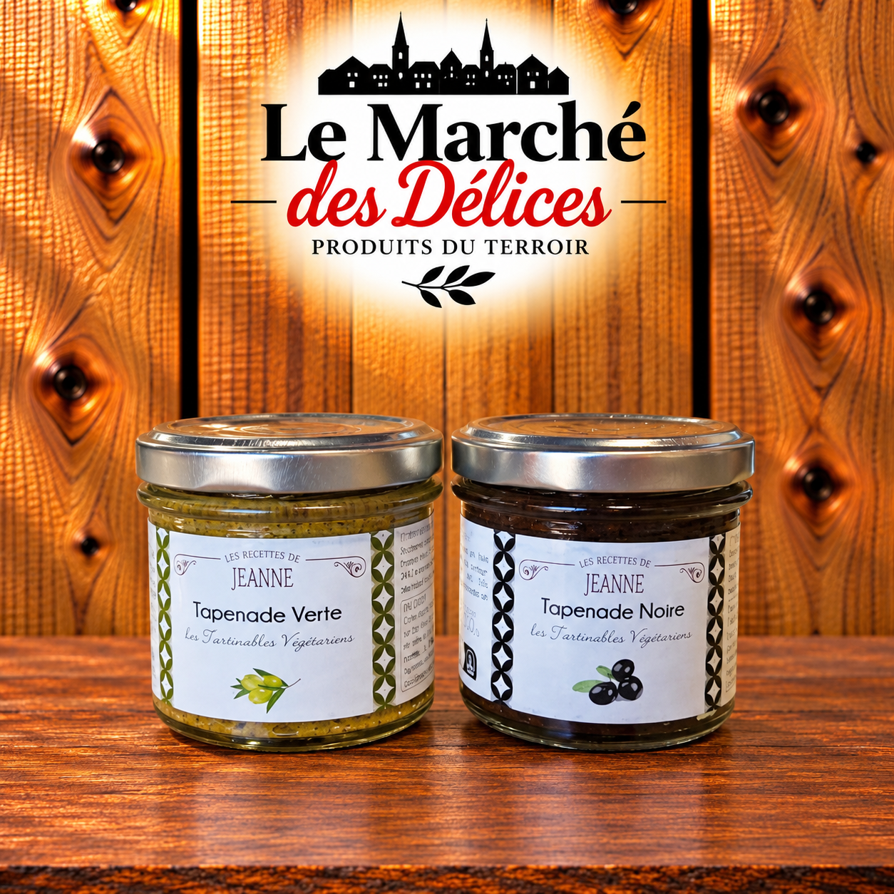 Tapenade d'olives Vertes ou Tapenade d'olives Noires
