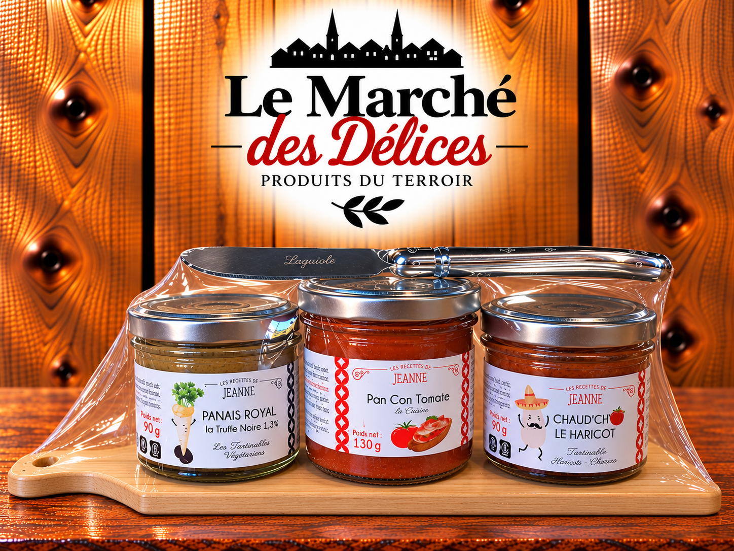 Lot de 3 Tartinables « Apéritif »