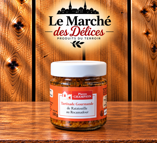 Tartinade Gourmande de Ratatouille au Rocamadour