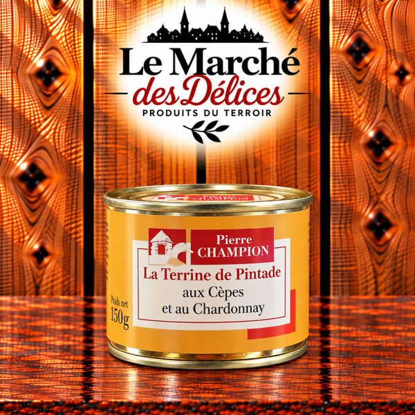 Terrine de Pintade aux Cèpes et au Chardonnay