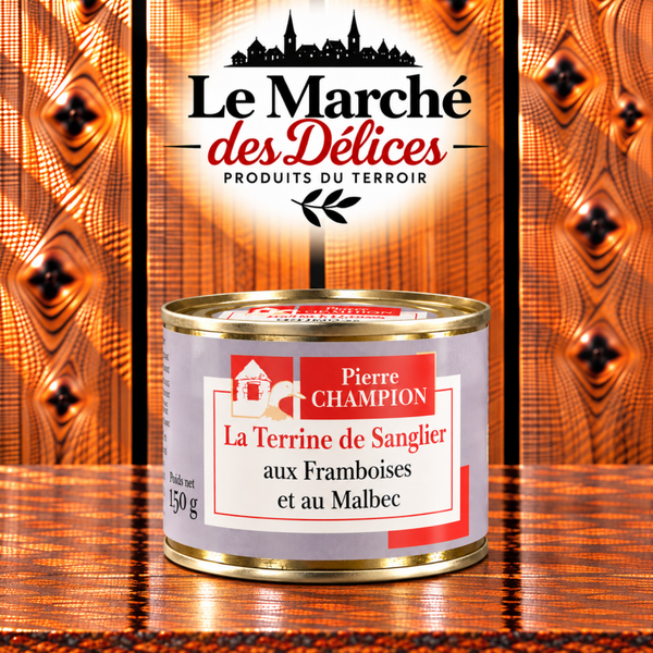 Terrine de Sanglier aux Framboises et au Malbec