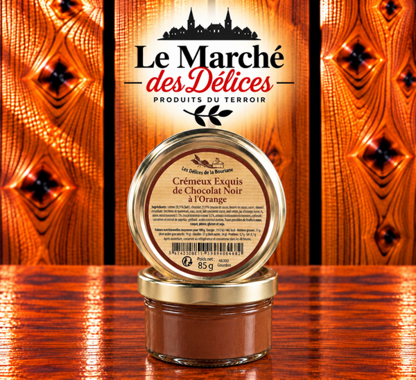 Crémeux Exquis de Chocolat noir à l'Orange