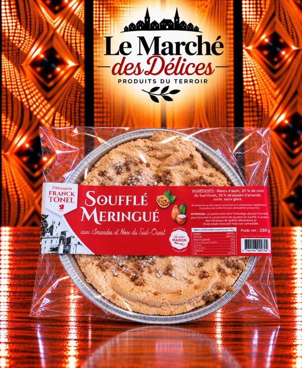 Soufflé Meringué aux Amandes et Noix du Sud-Ouest